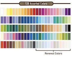 Mungyo Gallery Artist Soft Oil Pastel 120 Colors Professional MOPV-120w Wooden