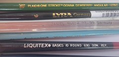 Lot Of 17 Brush Paint Vtg Lyra Germany Daniel Smith Marx Liquitex Royal And Mix