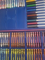 CRAYOLA CRAYON AND COLORED PENCIL, & MARKER SET. BRAND NEW