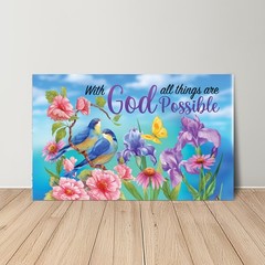 Briarwood Lane Spring Canvas Art 24×16 With God For Spring Large Canvas Art