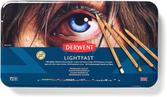 Derwent Lightfast Coloured Pencils, Metal Tin, 72 Count 2302722
