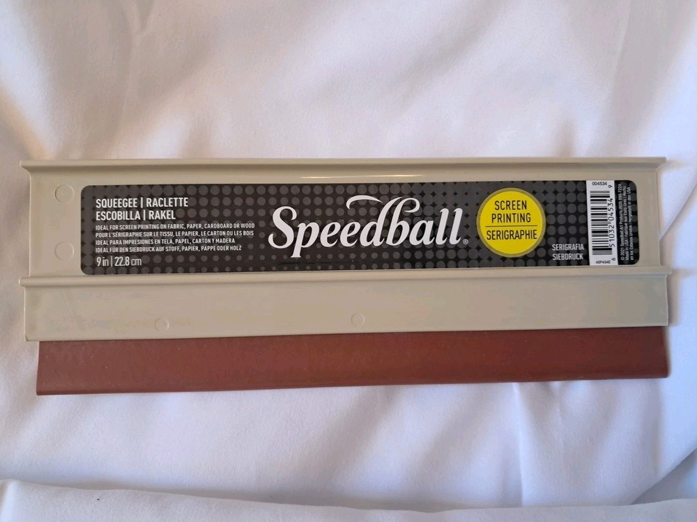 Speedball Squeegee – NEW 9 in for Screen Printing #4534 Craft Fabric Paper Wood