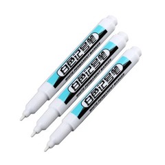 1/3PCS White Permanent Marker Pens 0.7/1.0/2.5mm Paint for Art Crafts