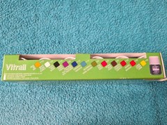 Pebeo Vitrail Discovery Set, 12 x 20ml, transparent/luminous colours mixed media
