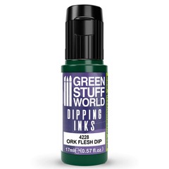 Green Stuff World Dipping ink (Contrast Paint) 17ml – Orc Flesh 4228