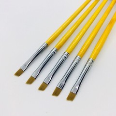 XDT Angular Tip Nail Art Paint Brush 20 Pc Set #000 Fine Micro Detail