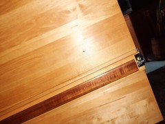 Pine-Top Wooden Drafting / Drawing Table w/Parallel Arm