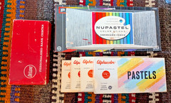 BIG LOT Vtg Artist PASTELS Prismacolor Eberhard Faber Weber Costello FREE Shipng