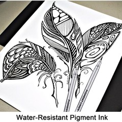 Micro-Pen Fineliner Pens, Black Pigment Liner Multiliner Archival Ink Micro