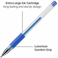 GLITTER Rollerball GEL PENS, 30 Sparkling Colors with Soft-Grip Comfort, XL Ink