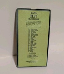 UNUSED “12” Colors Vintage Dixon Best Colored Pencils No 105 Assortment