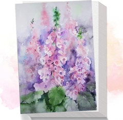 Sadaunbe 50 Sheets Watercolor Paper Cotton 140LB/300GSM Thick Off-White