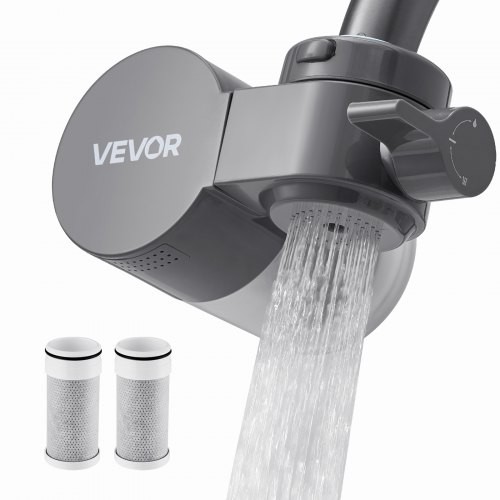 Faucet Mount Water Filter, Horizontal Water Purifier for Sink Tap, Carbon Fi…