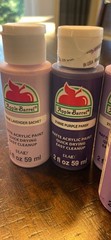 Assortment of Purple Acrylic Paint 1 oz Bottles 16 Total