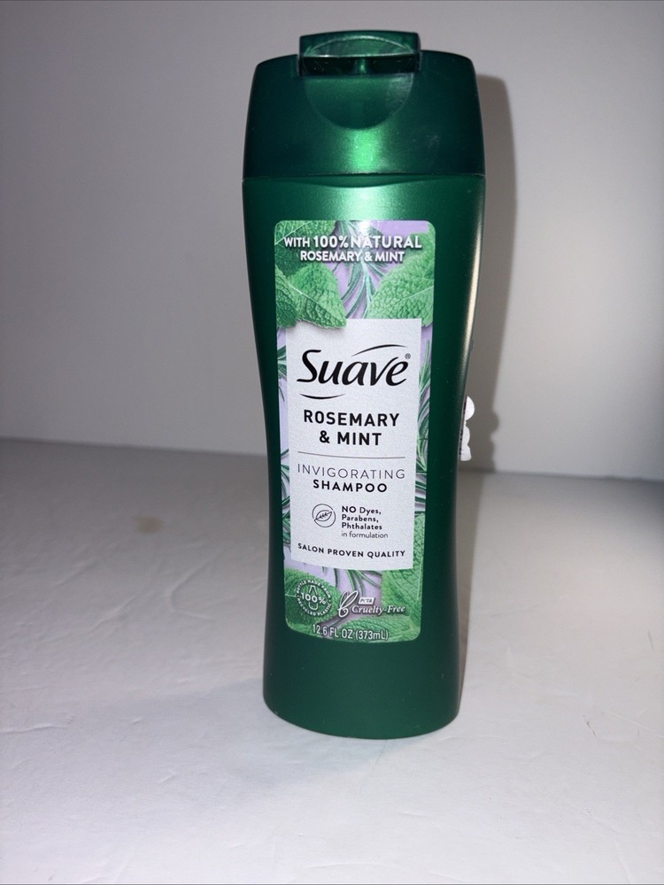 Suave Shampoo To Revitalize Hair Rosemary and Mint Invigorating for Dry Hair,
