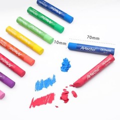 Oil Pastels Set of 120 Colors, Including 6 Neon Colors, Soft 120 Basic Colors