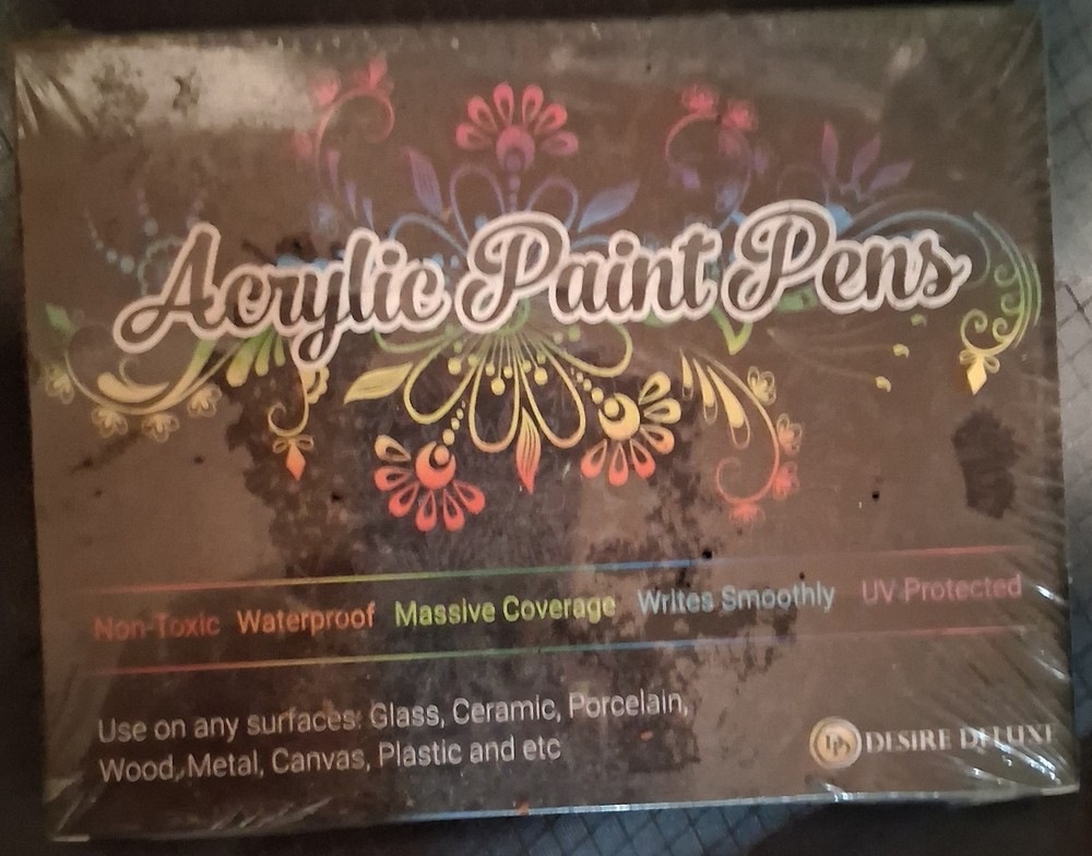 Acrylic Paint Pen Set Unopened Brand New Free Shipping