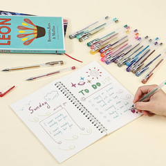 – Metallic Gel Pens, 25 Unique Metallic Colors, Gel Pens for Adult Coloring Book
