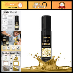 High Gloss Gold Liquid Leaf Paint – Alcohol-Based Airbrush Paint 2 Fl Oz
