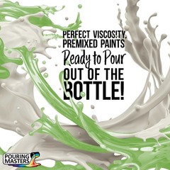 Pouring Masters Celery Green 8-Ounce Bottle Water-Based Acrylic Pouring Paint