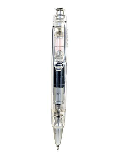 Tombow AirPress Pen – clear Ballpoint Pen – [PACK OF 2]
