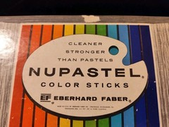 Vintage Eberhard Faber NUPASTEL Color Sticks 24 Colors Assorted No. 364