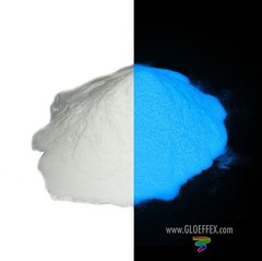 Blue Glow in the Dark Powder – 1/2 oz – No UV Light Needed!