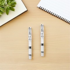 8pcs Fountain Ink Brush Pen Refillable Piston Filling Fountain With Flexible Tip