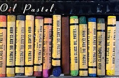 VTG. 1950’s-TOYO-OIL PASTELS-39 COUNT-Art Supply-Made in Japan