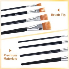 4Pcs Comb Artist Brush Set, Professional Grainer Brush, Paint Brush Comb, Pai…