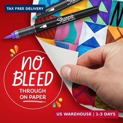 Sharpie Creative Markers, Combo Pack, Water-Based Acrylic, Bullet & Brush Tips,