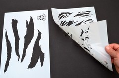 14″ Mylar Paint Camouflage Stencils 10mil DIY Hunting Rifle gunCamo Combo 8 PACK