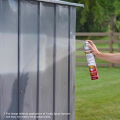 Rust-Oleum 334133 Protective White Gloss Enamel Turbo Spray 24 oz. (Pack of 6)