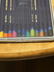 Art Pencils Derwent Inktense Coloring Drawing BRITAIN 12 Count Metal Tin SEALED