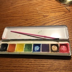 Vintage Playtime Water Colors No. 525 Tin Binney & Smith