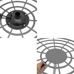 360° Adjustable Spray Paint Rack for Cars & Doors, 23.6-31.5In