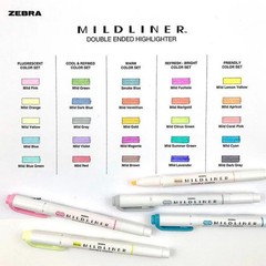 Zebra Mildliner Individual Dual Tipped Highlighter