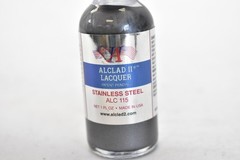 Alclad II ALC-115 Stainless Steel lacquer Paint 1oz Bottle Hobby & Model Liquid