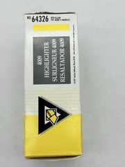Eberhard Faber 64326 Yellow Highlighter Chisel Tip Lot Of 12 NEW