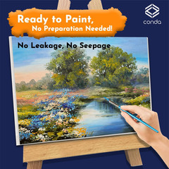 Canvas Board 8 X 10 Inch, 24 Pack Canvases for Painting, 100% Cotton Canvas for