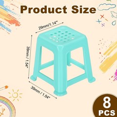 8Pcs Mini Canvas Stands for Painting, Small Canvas Stands, Blue
