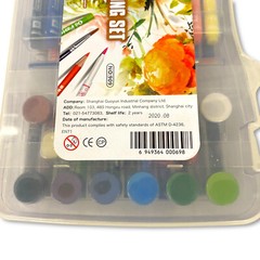 Sunny Art Painting Color Set for Toddlers Children, 130 Pcs