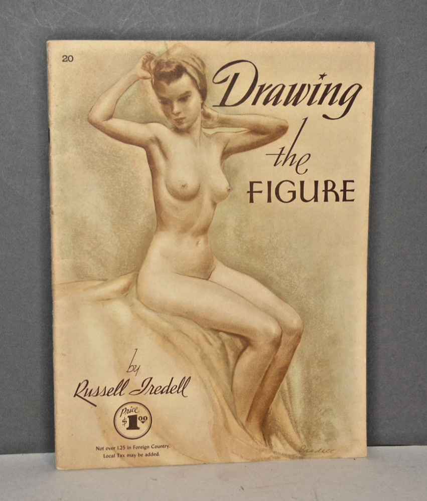 Vintage “Drawing the Figure” Art Book by Russell Iredell Foster Art Service