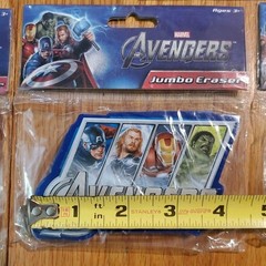 Avengers Jumbo Eraser Lot NEW