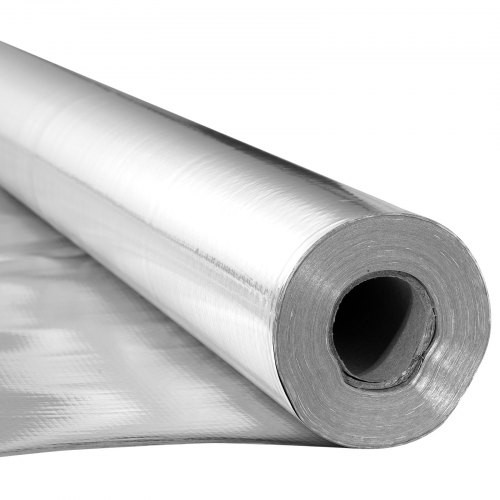 Double Reflective Insulation Roll, Non-Perforated Woven Fabric Radiant Barri…