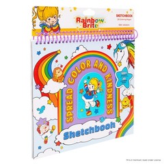 Rainbow Brite Sketchbook 20 Pages & 100+ 10.5 X 9.5 Inches,