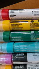 14 Liquitex acrylic markers 8-15mm LOT,