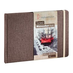 Hahnemuhle Toned Watercolour Book – A6, A5, 14×14 cm – Beige or Grey