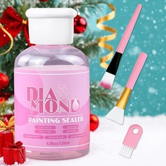 Upgraded Diamond Painting Sealer Kit with Brush, Shine Protect Coating for Diamo