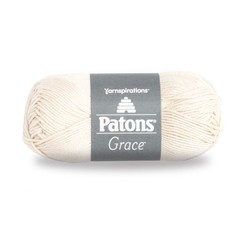 Patons 24606262008 Grace Yarn, 1.75 oz, Natural, 1 Ball